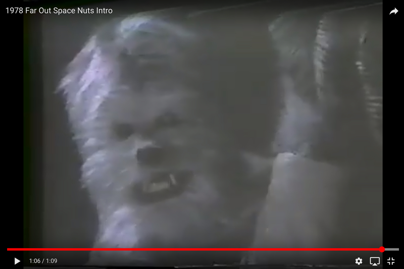 This is Chewbacca, right? Also, it’s from 1975, not 1978 as the YouTube screenshot incorrectly shows.